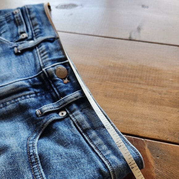 Madewell Slim Wide Leg Cropped Jeans (Reggie Wash) - Picture 12 of 14